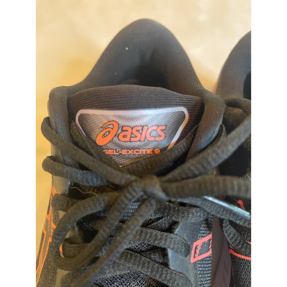 ASICS Gel-Excite 9 Womens Running Shoes Black Pink 1012B182 Size 10 - Picture 3 of 9